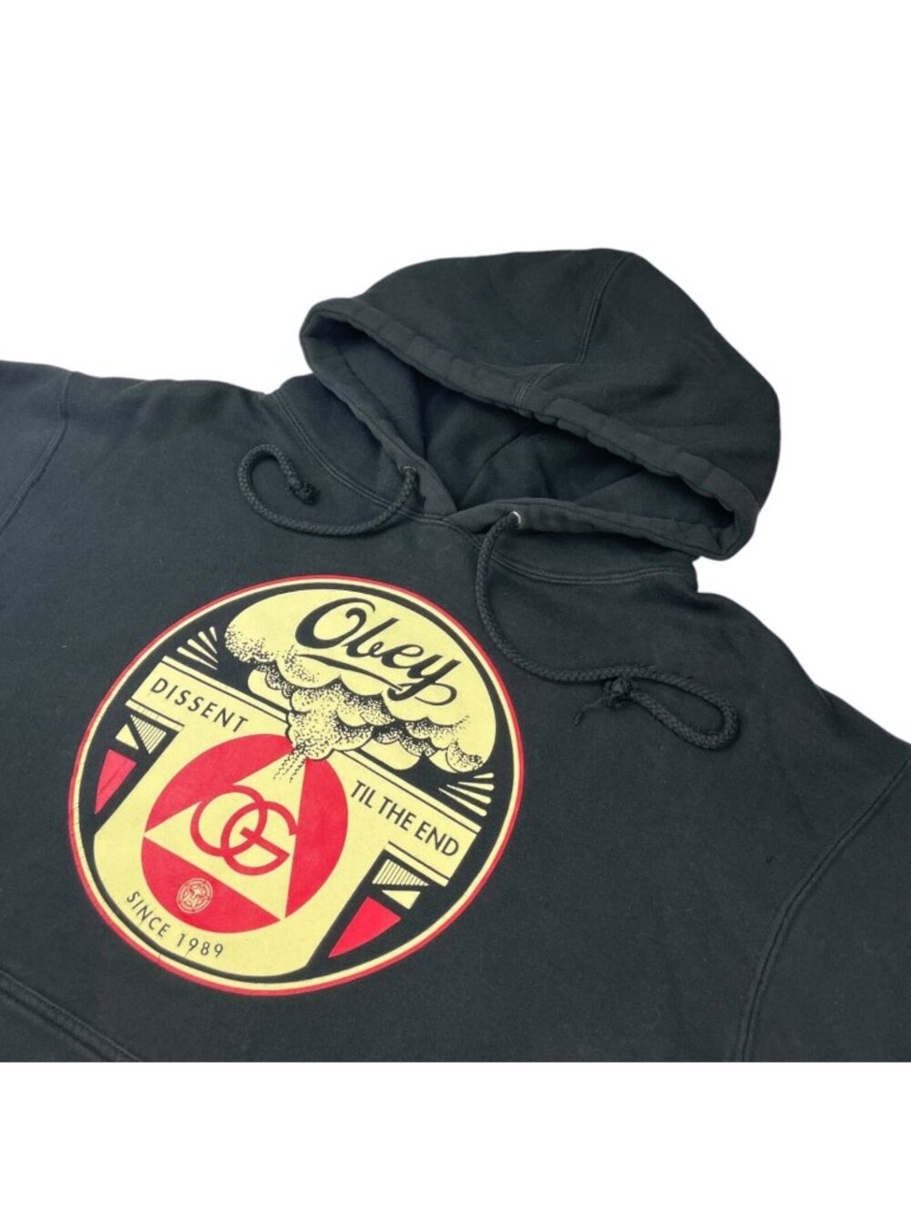 OBEY Men's Pullover Hoodie Black • Medium